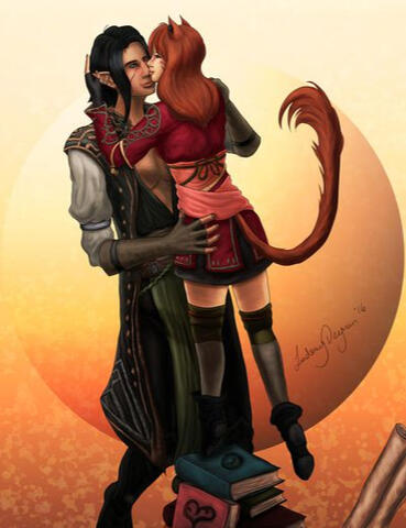 Vallois and Mei by Nyaore