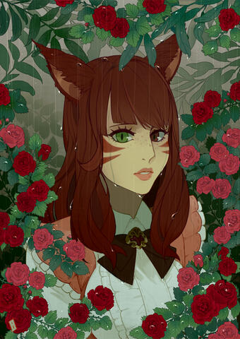 X'unmei Rainy Days YCH by Captainbasch